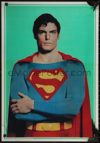 2z0100 SUPERMAN foil 21x30 commercial poster 1978 Christopher Reeve, top cast!