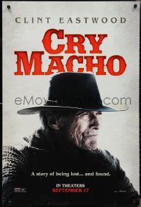 2z0905 CRY MACHO teaser DS 1sh 2021 Clint Eastwood, a story of being lost... and found!