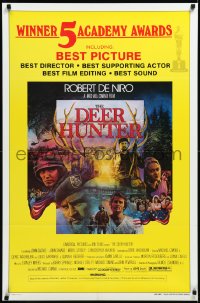 2z0914 DEER HUNTER awards 1sh 1978 directed by Michael Cimino, Robert De Niro, Jezierski artwork!