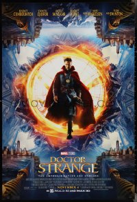 2z0919 DOCTOR STRANGE advance DS 1sh 2016 sci-fi image of Benedict Cumberbatch in the title role!