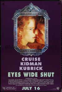 2z0932 EYES WIDE SHUT advance 1sh 1999 Kubrick, Tom Cruise & Nicole Kidman reflected in mirror!