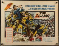 2z0805 ALAMO 1/2sh 1960 Brown art of John Wayne & Richard Widmark in the Texas War of Independence!