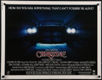 2z0814 CHRISTINE int'l 1/2sh 1983 Stephen King, directed by John Carpenter, creepy car image!