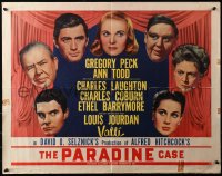 2z0830 PARADINE CASE style A 1/2sh 1948 Alfred Hitchcock, Gregory Peck, Ann Todd, Valli, Coburn!