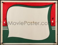 2z0834 STOCK HALF-SHEET 1/2sh 1950s add your own items & make cool display, red/green art!
