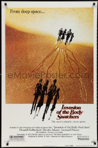 2z1001 INVASION OF THE BODY SNATCHERS advance 1sh 1978 Philip Kaufman sci-fi, read the Dell book!