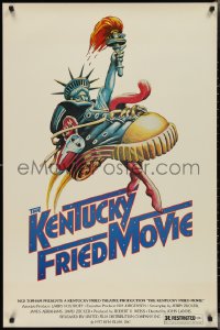 2z1030 KENTUCKY FRIED MOVIE 1sh 1977 John Landis directed comedy, wacky tennis shoe art!