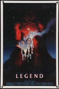 2z1041 LEGEND 1sh 1986 Tom Cruise, Mia Sara, Tim Curry, Ridley Scott, cool Blackshear fantasy art!