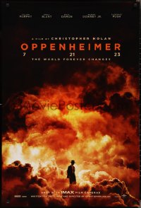 2z1093 OPPENHEIMER teaser DS 1sh 2023 Christopher Nolan WWII atomic bomb biopic, Cilian Murphy!