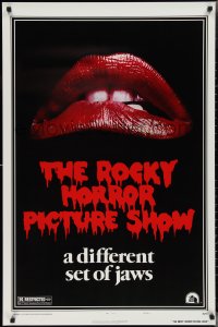 2z1130 ROCKY HORROR PICTURE SHOW 1sh R1980s classic lips, a different set of jaws!