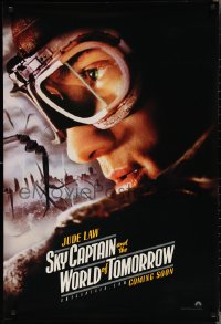 2z1240 SKY CAPTAIN & THE WORLD OF TOMORROW 3 teaser DS 1shs 2004 Jude Law, Gwyneth Paltrow, Jolie!