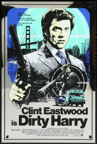 2z0205 DIRTY HARRY #9/11 24x36 art print 2022 Davis art of Clint Eastwood w/.44 magnum, foil variant!