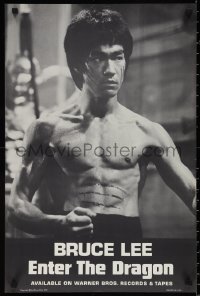 2z0113 ENTER THE DRAGON 18x28 music poster 1973 Bruce Lee, soundtrack, film that made him a legend!