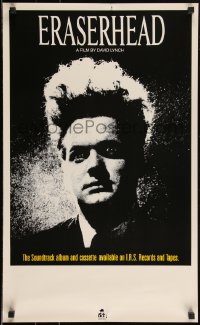 2z0114 ERASERHEAD 17x28 music poster 1982 David Lynch, Jack Nance, surreal fantasy horror!