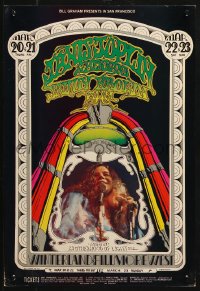 2z0117 JANIS JOPLIN/SAVOY BROWN/AUM 14x21 music poster 1969 D. Bread & Randy Tuten, 2nd printing!