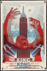 2z0212 KING KONG signed #78/150 26x40 art print 2008 by Winship, Burlesque of North America ed.!