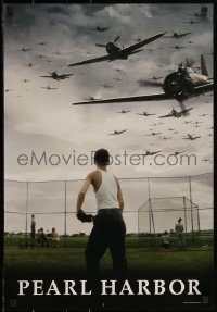 2z0279 PEARL HARBOR 2-sided 19x27 special poster 2001 Michael Bay, B5N2 bombers flying in + info!