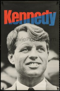 2z0002 ROBERT F. KENNEDY FOR PRESIDENT black style 25x38 political campaign 1968 campaign poster!