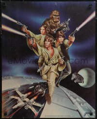2z0288 STAR WARS trench style 19x23 special poster 1978 Goldammer art, Procter & Gamble tie-in!