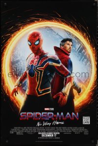 2z1160 SPIDER-MAN: NO WAY HOME IMAX advance DS 1sh 2021 great action image w/ Tom Holland in title role!
