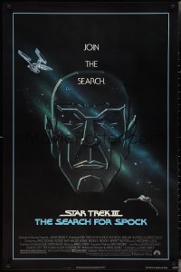 2z1166 STAR TREK III 1sh 1984 The Search for Spock, art of Leonard Nimoy by Huyssen & Huerta!