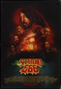 2z1180 STUDIO 666 advance DS 1sh 2022 Foo Fighters Grohl, Mendel, Smear, Hawkins, Jaffee, Shiflett!