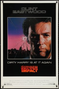 2z1182 SUDDEN IMPACT 1sh 1983 Clint Eastwood is at it again as Dirty Harry, great image!