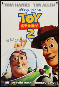 2z1204 TOY STORY 2 advance DS 1sh 1999 Woody, Buzz Lightyear, Disney and Pixar animated sequel!