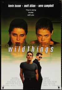 2z1232 WILD THINGS DS 1sh 1998 Neve Campbell, Kevin Bacon, Matt Dillon, Denise Richards!