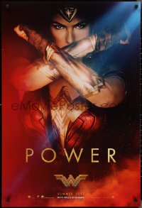 2z1234 WONDER WOMAN teaser DS 1sh 2017 sexiest Gal Gadot in title role/Diana Prince, Power!