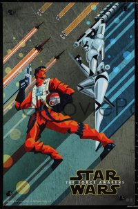 2z0300 FORCE AWAKENS 3 11x17 special posters 2015 Star Wars: Episode VII, Kaz Oomori art!
