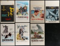 3a0034 LOT OF 11 FORMERLY FOLDED WINDOW CARDS 1960s-1970s great images from a variety of movies!