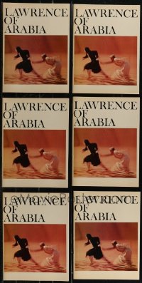 3a0227 LOT OF 6 LAWRENCE OF ARABIA SOUVENIR PROGRAM BOOKS 1962 David Lean, Peter O'Toole classic!