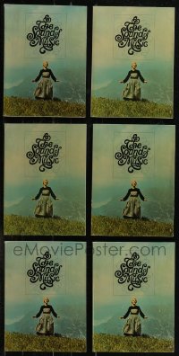 3a0226 LOT OF 6 SOUND OF MUSIC SOUVENIR PROGRAM BOOKS 1965 Julie Andrews musical classic!