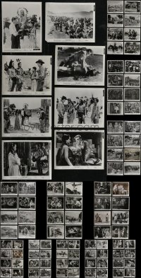 3a0493 LOT OF 138 1950S COWBOY WESTERN 8X10 STILLS 1950s a variety of cool movie scenes!