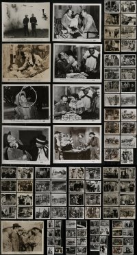 3a0496 LOT OF 104 1950S COWBOY WESTERN 8X10 STILLS 1950s a variety of cool movie scenes!