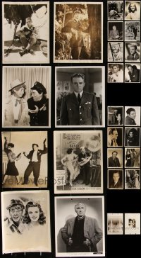 3a0507 LOT OF 26 8X10 STILLS 1930s-1950s a variety of great portraits & movie scenes!