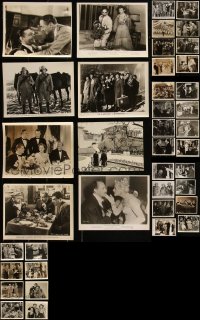 3a0500 LOT OF 50 8X10 STILLS 1930s-1950s a variety of great portraits & movie scenes!
