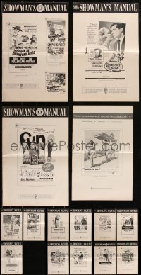 3a0195 LOT OF 15 UNCUT UNIVERSAL PRESSBOOKS 1960s cool advertising for several different movies!