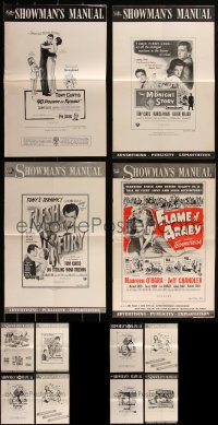 3a0201 LOT OF 12 UNCUT UNIVERSAL PRESSBOOKS 1950s-1960s advertising for a variety of movies!