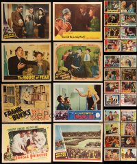 3a0329 LOT OF 32 LOBBY CARDS 1940s-1960s great scenes from a variety of different movies!