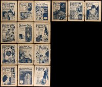 3a0143 LOT OF 15 PICTURE SHOW ENGLISH MOVIE MAGAZINES 1920s filled with great images & articles!