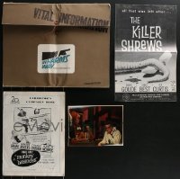 3a0489 LOT OF 4 MISCELLANEOUS ITEMS 1950s-1960s great images from a variety of different movies!