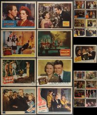 3a0341 LOT OF 25 1940S LOBBY CARDS 1940s great scenes from a variety of different movies!