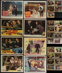 3a0333 LOT OF 29 1940S LOBBY CARDS 1940s great scenes from a variety of different movies!