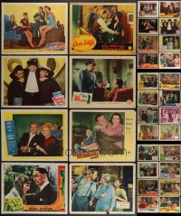 3a0330 LOT OF 32 1940S LOBBY CARDS 1940s great scenes from a variety of different movies!