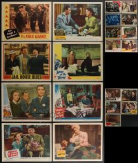 3a0324 LOT OF 37 1940S LOBBY CARDS 1940s great scenes from a variety of different movies!