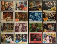 3a0318 LOT OF 40 1940S LOBBY CARDS 1940s great scenes from a variety of different movies!