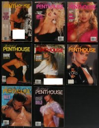 3a0155 LOT OF 8 1992 GIRLS OF PENTHOUSE MAGAZINES 1992 sexy nude images & great articles!