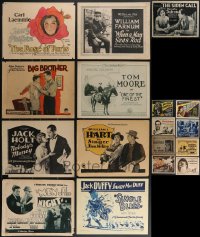 3a0358 LOT OF 17 SILENT TITLE CARDS 1910s-1920s great images from a variety of different movies!